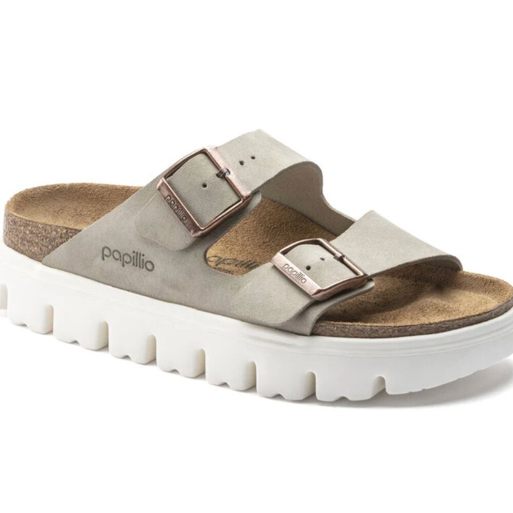 Birkenstock Arizona Papillio Chunky Women's Sandals in Light Gray 39